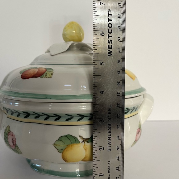 VILLEROY & BOCH French Garden Fleurence Soup Tureen/Serving Bowl w/ Lid 84.5 oz - Picture 7 of 9